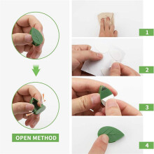150PCS Garden Plant Clips,Plants Climbing Wall Support Snap Fixture Clips Self-Adhesive Fixer Sticky Hook