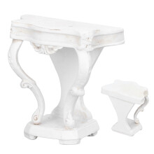 1:12 Miniatur Sideboard Rokoko Stil Harz
