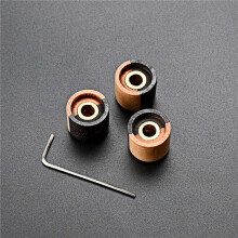 6Pcs Wooden Tone Volume Control Knob Tone Control Knob Set for Electric Guitar Parts