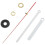 4X Clock Movement Mechanism with White Hour Minute Red Second Hand DIY Tools Kit 3