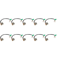 10X Laptop Power Jack Kabelbuchse für 240 246 250 255 G4 G5 799736-F57 813945-001 Jack Ersatz