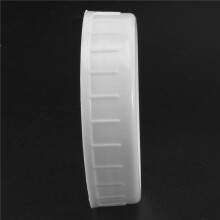 30Pcs Plastic Storage Caps Lids Ribbed for 70mm Standard Regular Mouth Mason Jar Bottle
