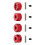 RC Car Upgrade Hex Connector 12MM Kit for   MAXX RC Car Accessories Red 3