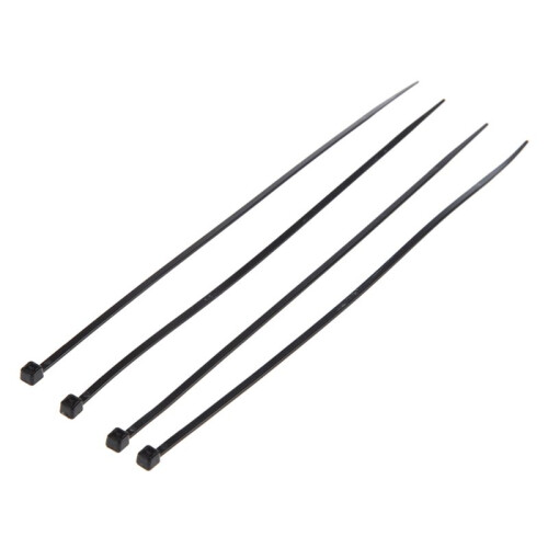 8 Inch Plastic Cable Zip Ties 300-Pack (Black) 1