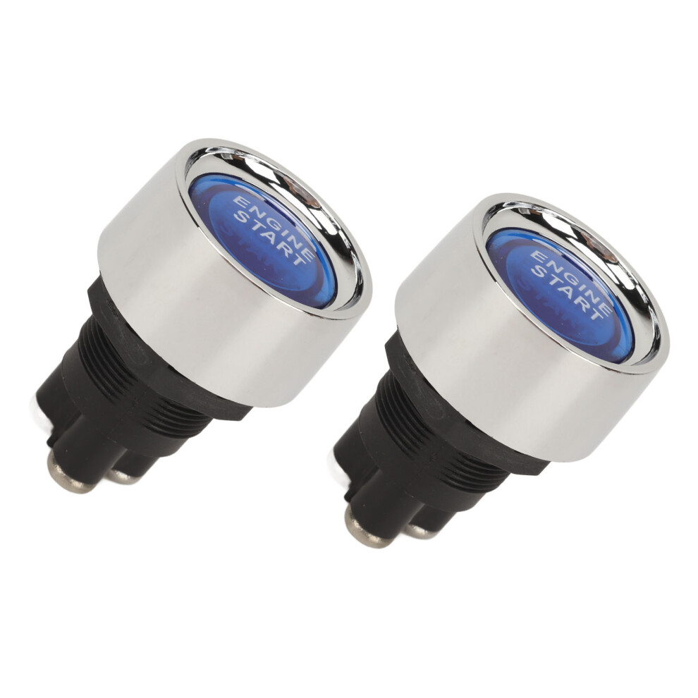 12V Push Button Starter Switch For Trucks Blue 7790334336410