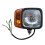 Tractor Trailer Headlights 12V Turn Signal Indicator Lamp Worklight for Excavator JCB Telehandler Loader Forklift 6