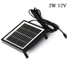 2X 12V 2W Solar Panel Solar Garden Light Panel DIY Parts Port Solar Panel Battery Module for Battery Charger