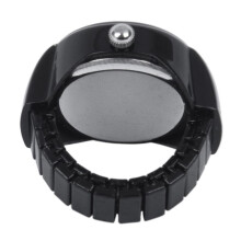 3X BAGUE ANNEAU MONTRE ROND en METAL QUARTZ UNISEX 22MM