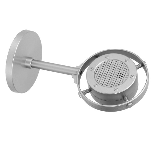 Vintage Microphone Prop Model Silver Plastic Classic Stage Photography Decor 2