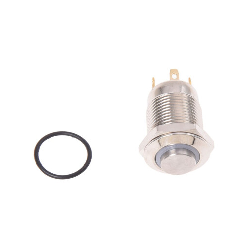 3V Push Button  Doorbell Button  LED 12 mm Silver