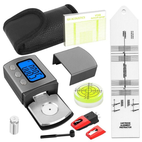 High-Precision Vinyl Record Player Dedicated Needle Pressure Gauge Stylus Measuring Ruler Level Ruby Stylus Accessory