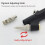 Mini Single Action Airbrush Kit 0.8mm Siphon Feed with 22cc Cups 5