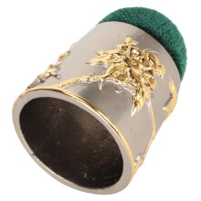 Retro Round Zinc Alloy Pin Cushion 30x40mm - 1pc