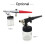 Mini Single Action Airbrush Kit 0.8mm Siphon Feed with 22cc Cups 11