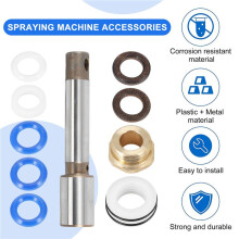 3X Kit de Reparación de Bomba Pulverizadora Sin Aire Wa Pro 119 759365 Pieza de Repuesto Kit de Reparación de Bomba Airlessco Vástago de Pistón de