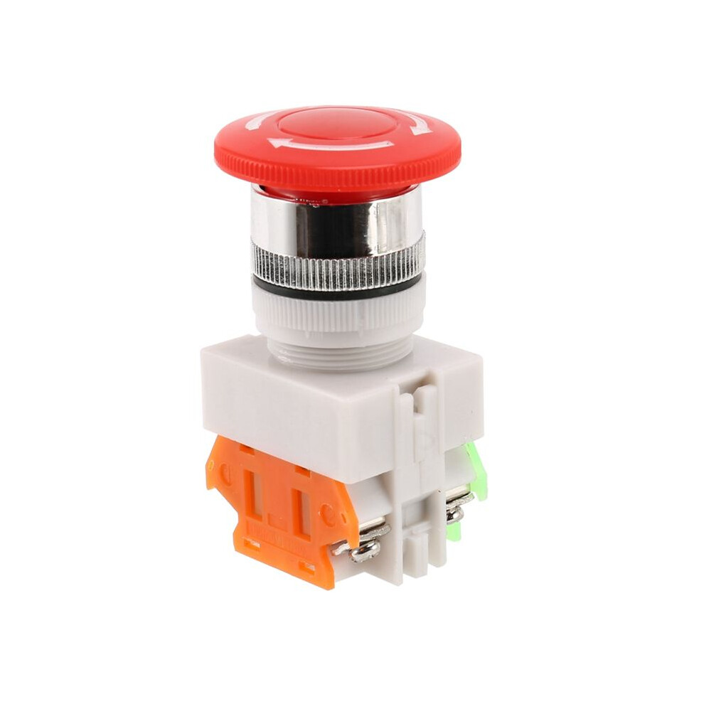6X Red Mushroom Cap 1No 1Nc Dpst Emergency Stop Push Button Ac 660V 10A 4711643196840