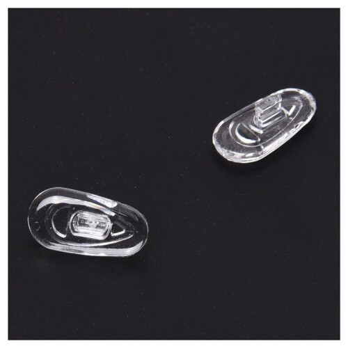 100 Pairs Silicone Eyeglass Nose Pads Oval Push 2