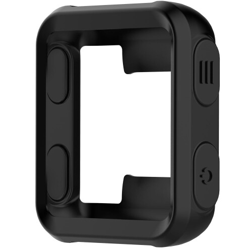 Watch Case for Garmin Forerunner 35 and Approach S20, Black Silicone Scratch‑Resistant Protector Cover 3 Pack 1