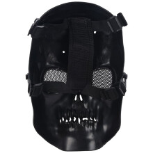 5X Airsoft Mask Skull Full Protective Mask - Black