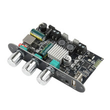 Módulo Amplificador de Potência de Áudio ZK-1001U 9-24V BT Placa Amplificadora Mono de 100W Módulo AMP para Home Theater TPA3116D2
