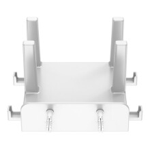 Router Wall Mount Bracket Wifi Storage Box Wall-Mounted Holder Wall Mounted Cable Organizer for Router Top Box White