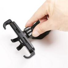 2X for - C-Class W204 2011-2013 Aluminum Alloy Car Center Air Vent Mobile Phone Holder Accessories Black