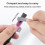 Cylindrical Pencil Sharpener Makeup -Hole Cosmetic Pencil Sharpener Lip Liner Sharpener Removable Lid Pencil 4
