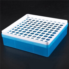 4X Plastic Square 100 Positions Laboratory 1.5Ml Centrifuge Tube Case Box