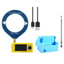 Kit Récepteur Radio SI4732 + Antenne + Support 10-180 MHz, Écran 1,9 Pouces, Radio SI4732 à Ondes Courtes FM/AM/LSB/USB.