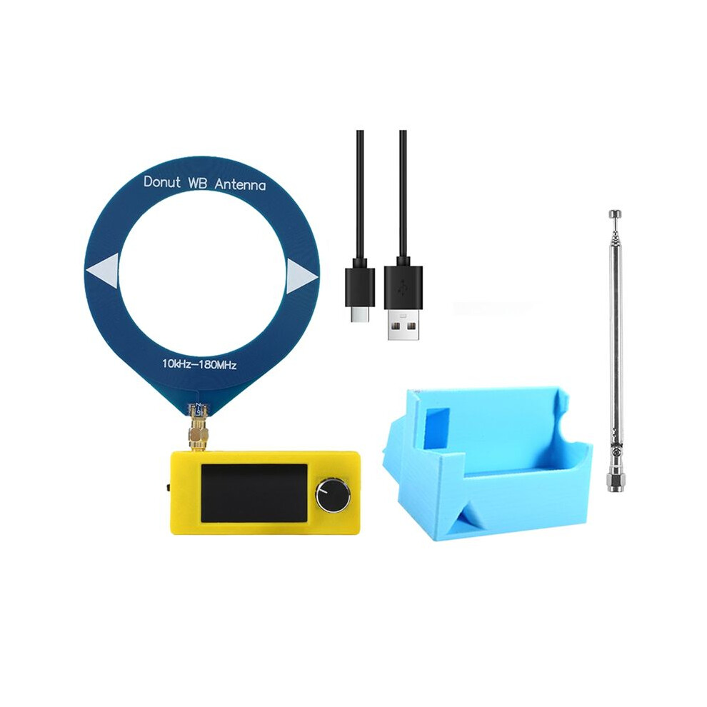 Photos - Radio / Clock SI4732 Radio Receiver Kit+Antenna+Stand 10-180MHz 1.9inch Display SI4732 Radio Shortwave Radio FM/AM/LSB/USB