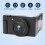 Compacte Digitale Camera, 5K, 18x Digitale Zoom, Vintage Vlog-Videorecorder, Scherm, Selfie-Webcam 2