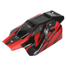 PVC-Auto-Body-Rahmen in Rot für 1/16 RC-Fahrzeuge SCY 16201PRO 16201 PRO