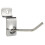 150 X Slatwall Single Hook Pin Shop Display Fitting Prong Hanger 50mm 2