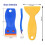 6Pack Plastic  Blades Scraper Tool No Scratch Sticker Removal Scraper for Cleaning Adhesive Label Decal Glue From 6