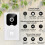 Wireless Video Doorbell with HD Cam Motion Detection No Drill Install 8