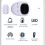 Wireless Bedwetting Alarm Sensor Receiver, Rechargeable, Compact, with Sound & Vibration 10