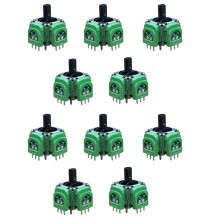 10Pcs for PS5 Controller TMR Sensor 3D AnalogJoystick for PS5 Gamepad TMR Electromagnetic IC Joystick