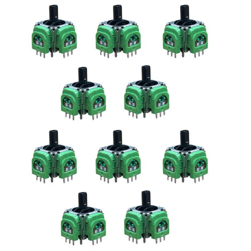 10Pcs for PS5 Controller TMR Sensor 3D AnalogJoystick for PS5 Gamepad TMR Electromagnetic IC Joystick