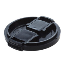 3X Camera Pinch Laterale di Plastica Clip Copriobiettivo Anteriore Della Calotta di Protezione Nero 49 mm