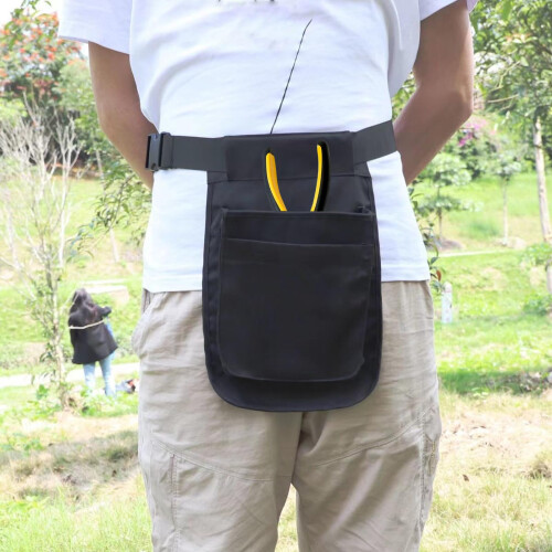 Waist Pack Tool Apron with Adjustable Belt, Small Work Pouch for Essentials and Quick Access 2