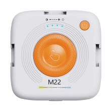 M22 Magnetic LED Selfie Light Phones Clip- Dual Color Temperature Portable Fill Light for Outdoor Photography White
