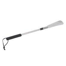 Telescopic Stainless Steel Shoe Horn, Bendable Rust-Resistant, 41-77.5cm