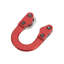 Aluminiumlegierung D-Schleife für Recurve-Bogen, Rot, 7g, Jagdschießzubehör