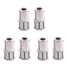 6x 1156 BA15S 382 P21W White 50 SMD LED Car Tail Turn Signal Reverse Light Bulbs