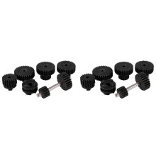 2 Set Metal Gears with 370 Motor for WPL Speed Change Gear Box for B1 B24 B16 B36 C24 1/16 4WD 6WD Rc Car,B