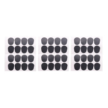 48pcs Alto/Tenor Sax Clarinet Mouthpiece Patches Pads Cushions, 0.8mm Black