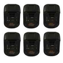 6X Adaptador de Ferramenta de Carregador de ÍOn de LíTio de ConversãO de Bateria de 20 V para 18 V Dm18M para Baterias Bl1830 Bl1850