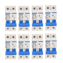 8X 2P 63A AC400V Mcb Solaire PhotovoltaĂŻque (Pv) Disjoncteur AC Solaire