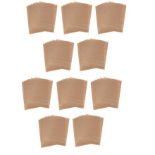 60Pcs PTFE Sheet 40X60Cm Reusable Resistant Baking Mat Oil-Proof Paper Baking Oven Tool Non-Stick for Bbq