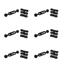Appareil de Scaphandre en Alliage D'Aluminium Lampe de PlongÉE Bras de Rotule Double Balle de Torche et 1 Jeu Pince Pince de Montage à Papillon